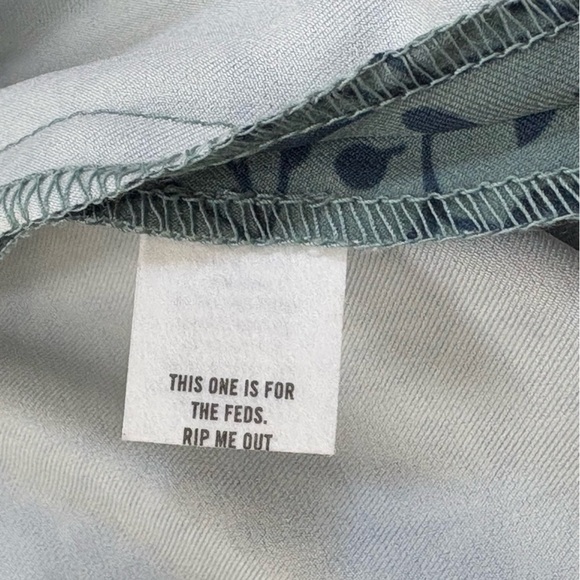 Taylor Stitch Bo Boardie Boardshorts Men 38  Green Sea Floral Print Stretch Zip - Picture 5 of 11